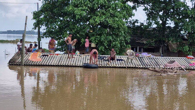 ଉତ୍ତର ବାଲେଶ୍ୱରରେ ଜଳ ପ୍ରଳୟ ଆଣିଛି ସୁବର୍ଣ୍ଣରେଖା, ଜଳକା ଓ ବୁଢାବଳଙ୍ଗ।