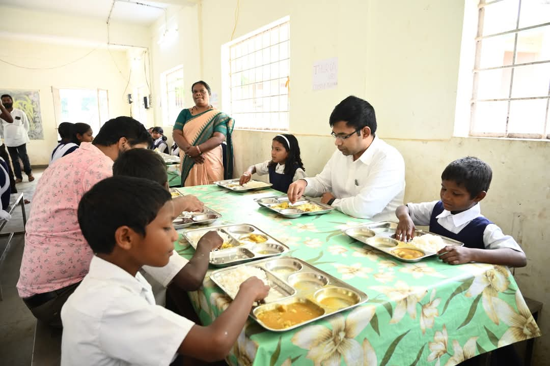 “Koraput Collector Visits Schools in Kotia, Boosts Student Morale”